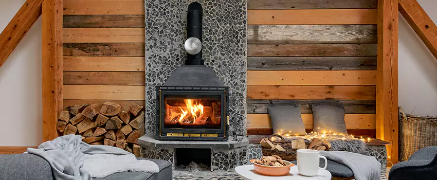 Thelin Hearth Products Direct Vent Gas Stove Fireplace Inspection in Orland Park, Illinois